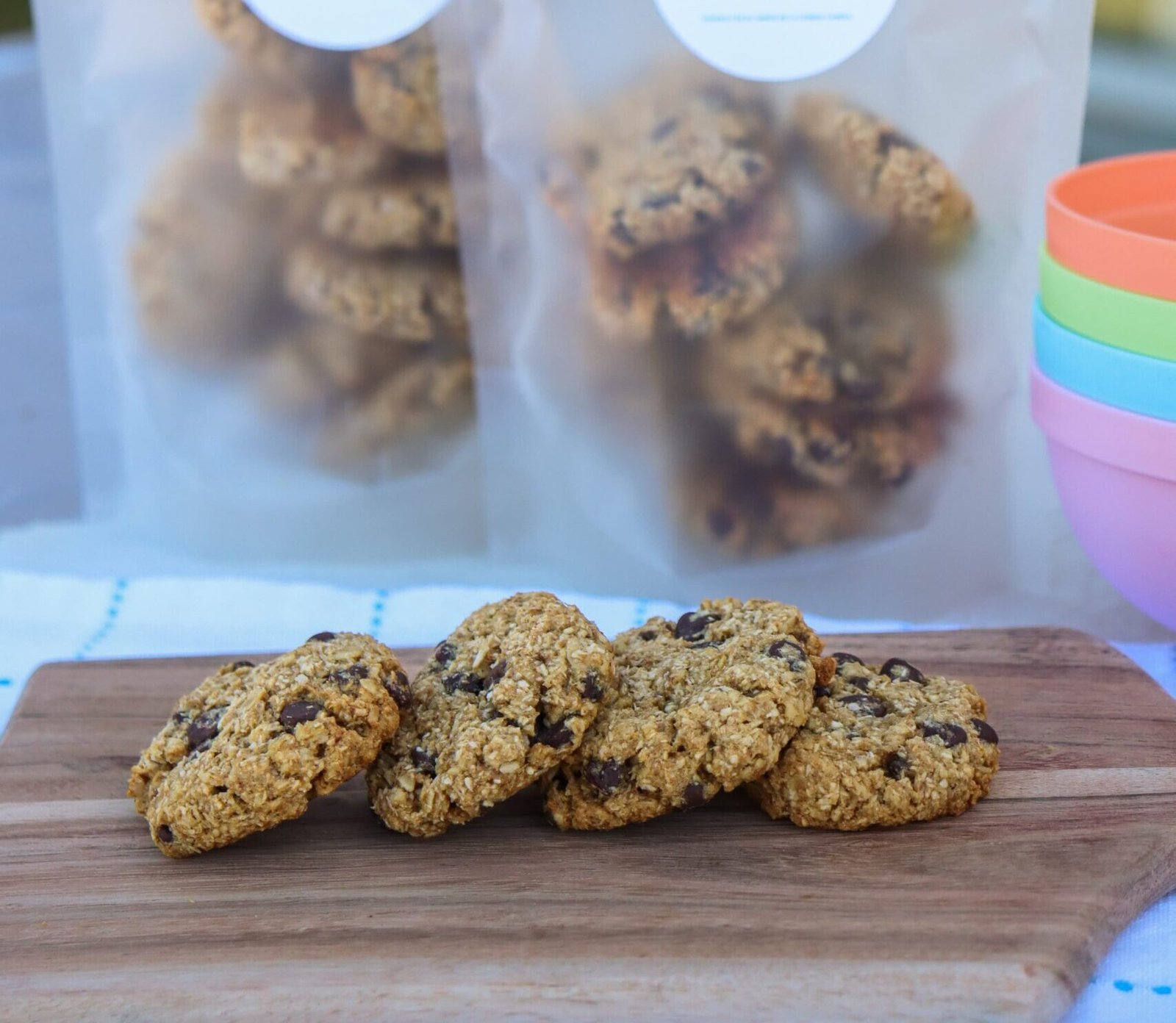 Cookie de avena y chips de chocolate