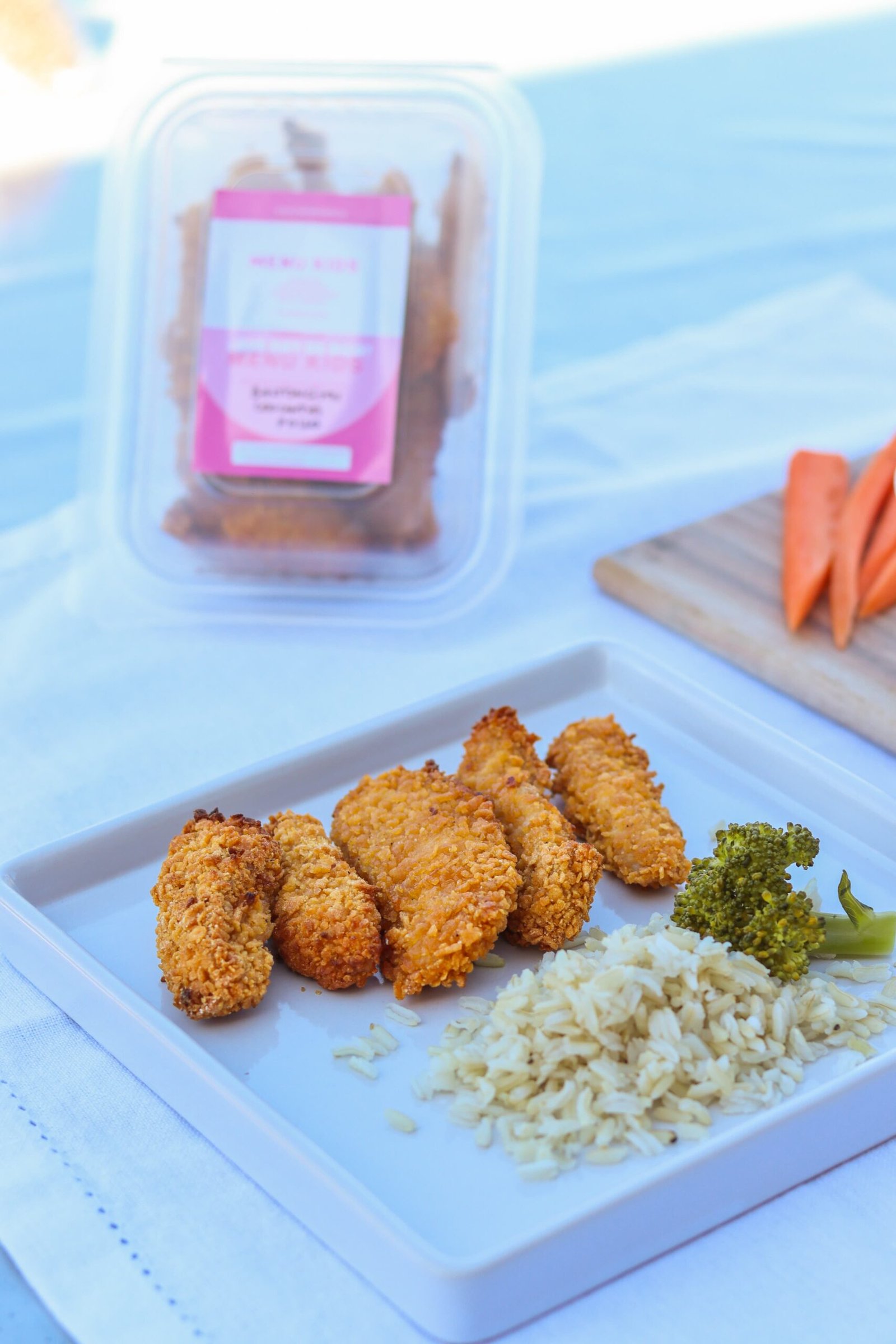 Bastones de pollo crocantes