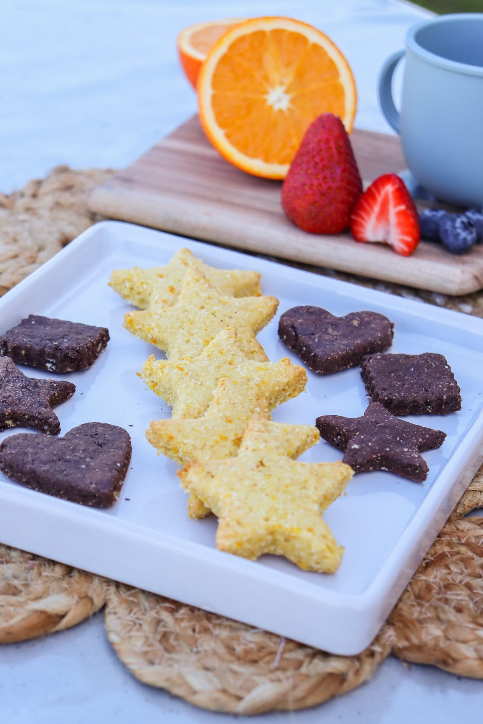 Galletita de naranja y coco (sin lácteos)
