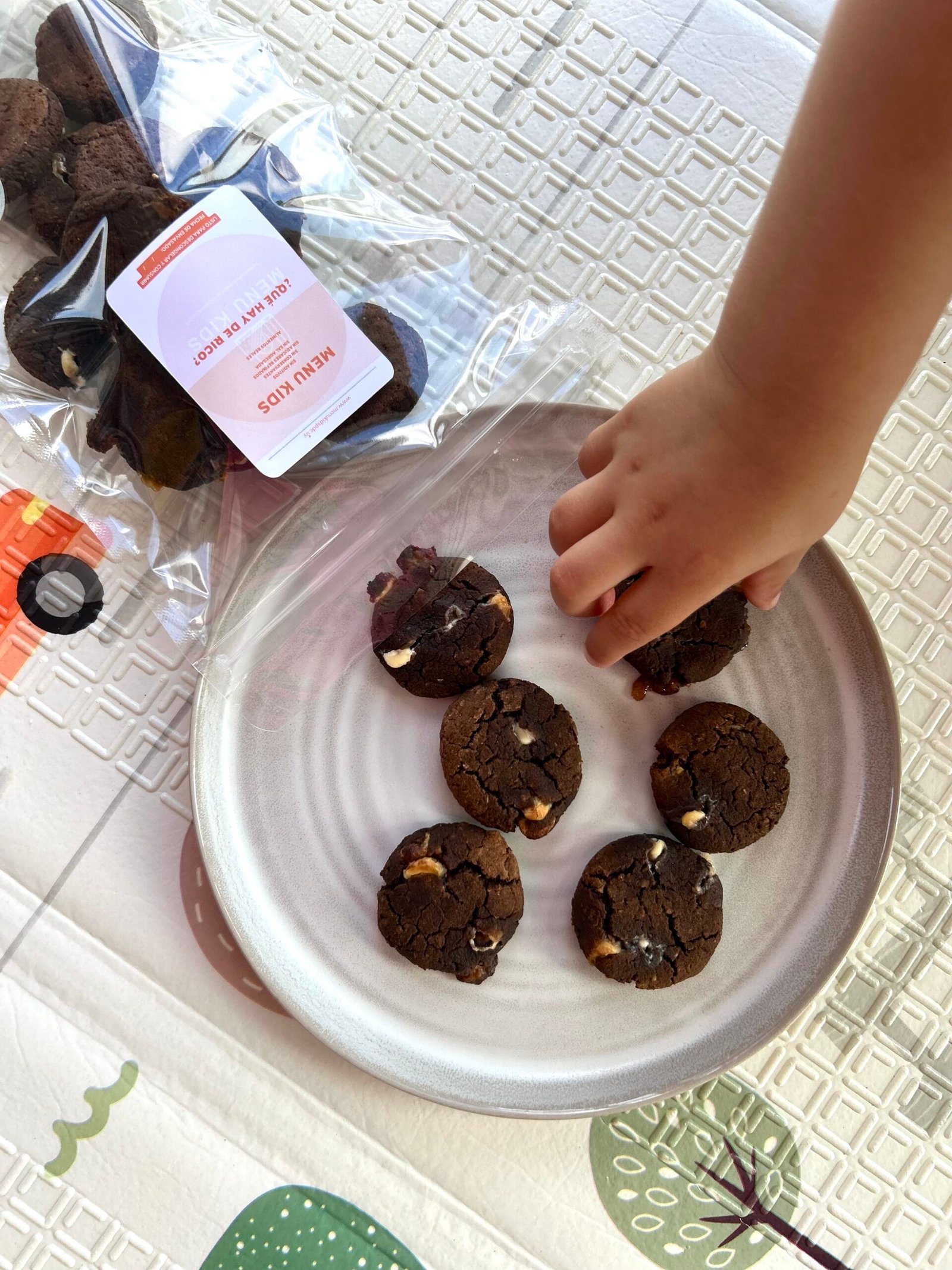🍪🍫Cookie de garbanzo y chispas de chocolate blanco